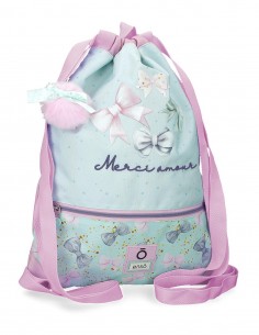 MOCHILA SACO C/ CREMALLERA...