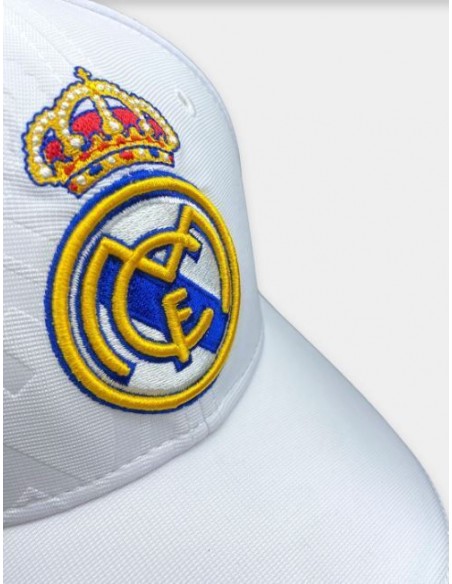 GORRA REAL MADRID JUNIOR 1ª EQUIPACIÓN BLANCA