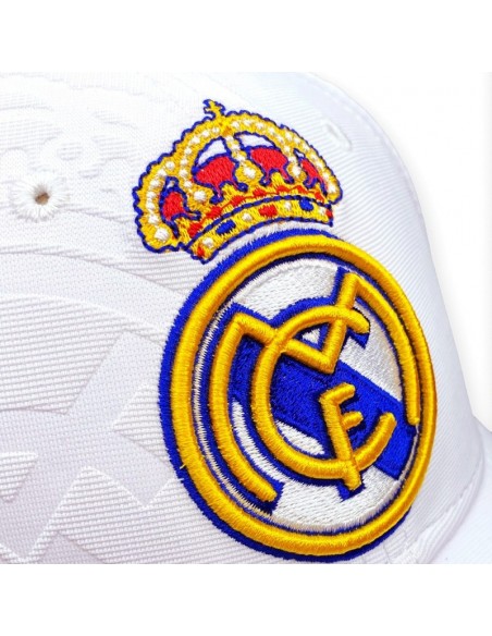 GORRA REAL MADRID JUNIOR 1ª EQUIPACIÓN BLANCA