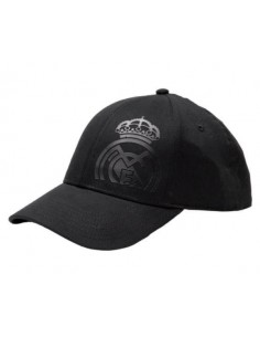 GORRA REAL MADRID ADULTO NEGRA