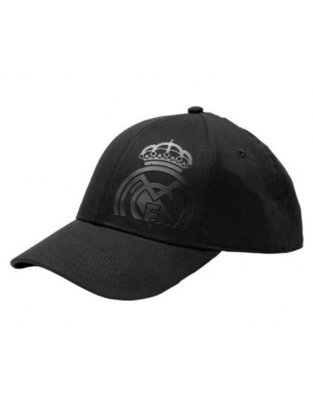 GORRA REAL MADRID ADULTO NEGRA