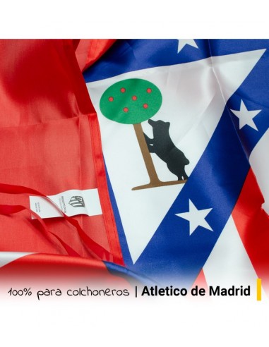 BANDERA GRANDE ESCUDO ATLÉTICO DE MADRID