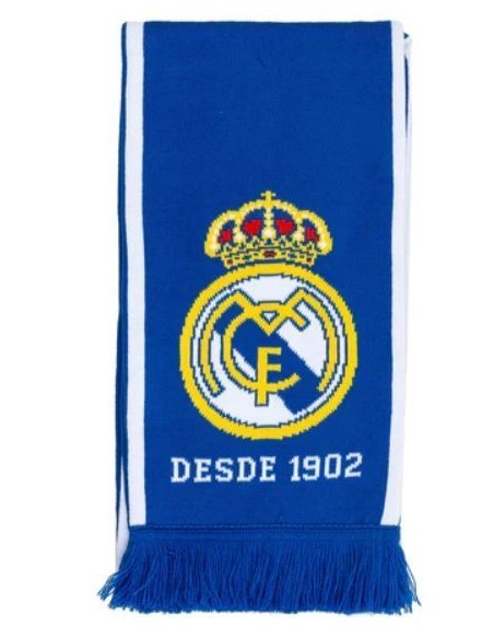 BUFANDA DOBLE REAL MADRID "EL MEJOR CLUB DEL MUNDO"