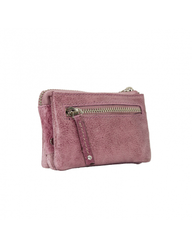 MONEDERO TRIPLE DE PIEL SOL THE TWINS