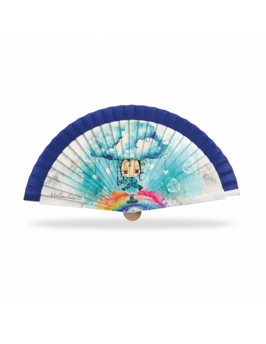 ABANICO MALAMALAKA DE MADERA NATURAL...