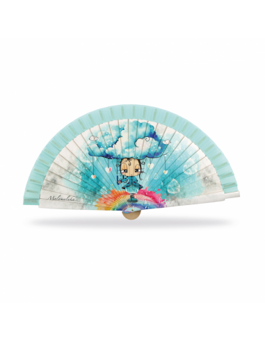 ABANICO MALAMALAKA DE MADERA NATURAL...