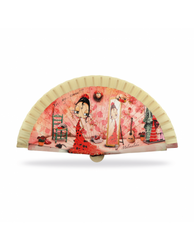 ABANICO MALAMALAKA DE MADERA NATURAL...