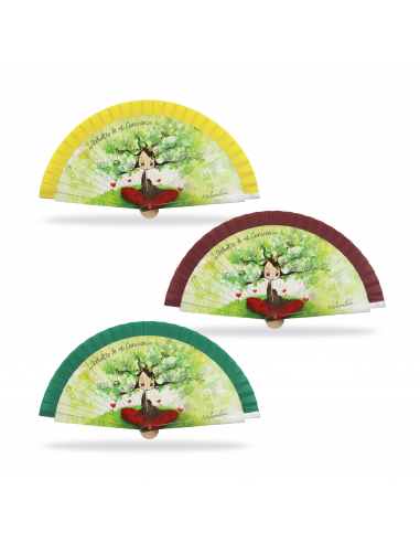 ABANICO MALAMALAKA DE MADERA NATURAL...