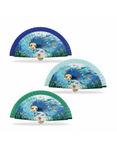 ABANICO MALAMALAKA DE MADERA NATURAL...