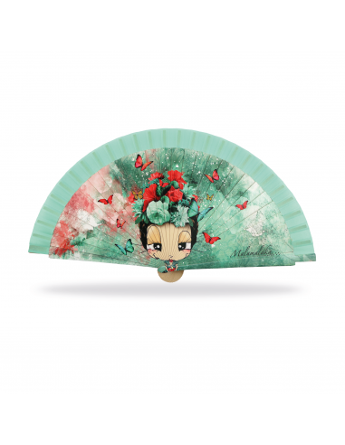 ABANICO MALAMALAKA DE MADERA NATURAL...