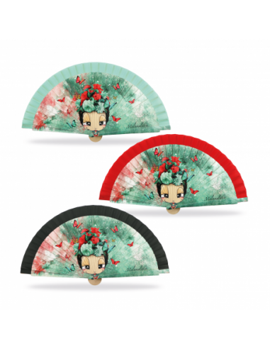 ABANICO MALAMALAKA DE MADERA NATURAL...