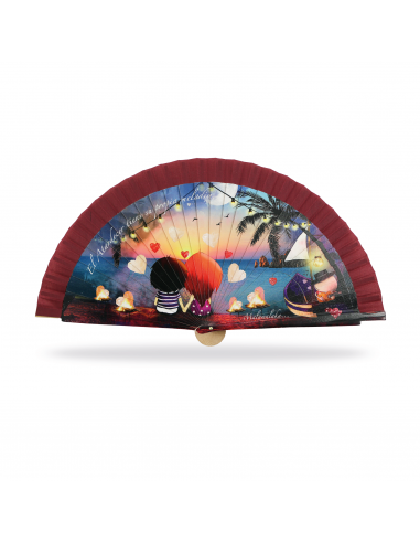 ABANICO MALAMALAKA DE MADERA NATURAL...