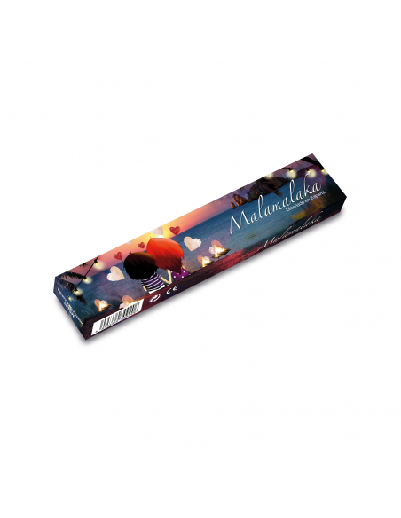 ABANICO MALAMALAKA DE MADERA NATURAL "ATARDECER" 23 C