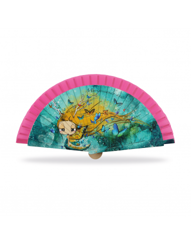 ABANICO MALAMALAKA DE MADERA NATURAL...