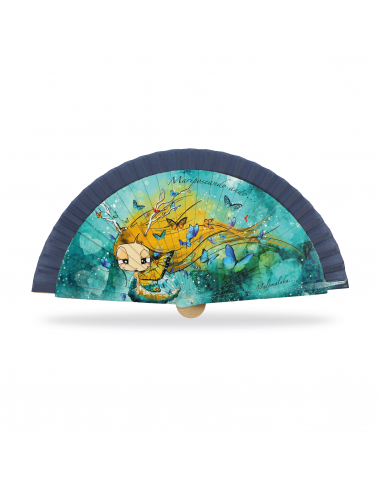 ABANICO MALAMALAKA DE MADERA NATURAL...