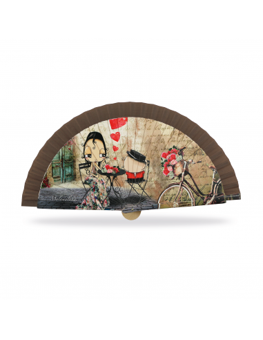 ABANICO MALAMALAKA DE MADERA NATURAL...