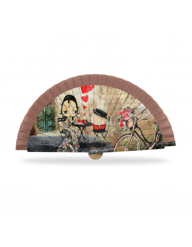 ABANICO MALAMALAKA DE MADERA NATURAL...