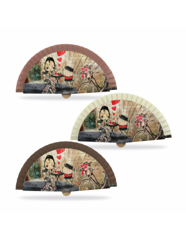 ABANICO MALAMALAKA DE MADERA NATURAL...