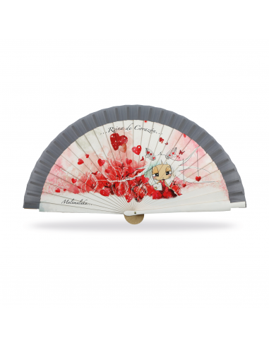 ABANICO MALAMALAKA DE MADERA NATURAL...