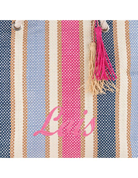 BOLSO CAPAZO PLAYA MAUI LOIS FUXIA