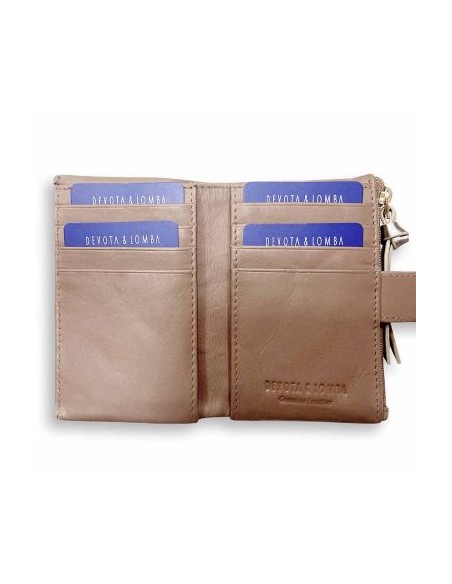 BILLETERO TARJETERO PIEL MARBELLA DEVOTA & LOMBA