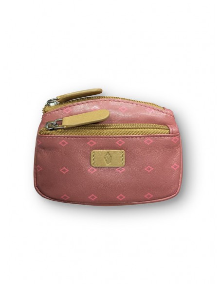 MONEDERO TARJETERO PIEL GOA MENTA