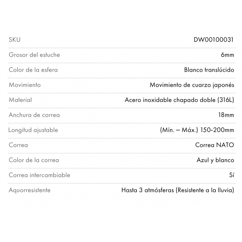 RELOJ CLASSIC GLASGOW 36MM DANIEL...