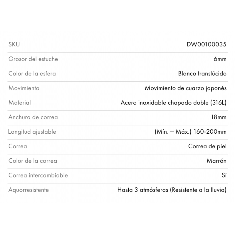 RELOJ CLASSIC ST MAWES 36MM DANIEL...