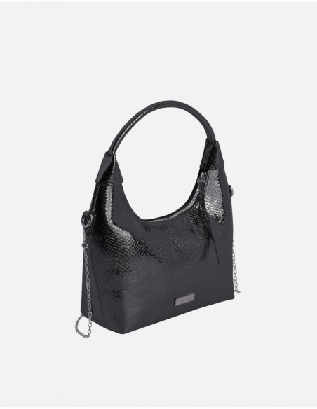 BOLSO HOBO EL CABALLO ERIS NEGRO