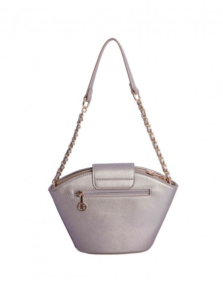 BOLSO DE HOMBRO Y BANDOLERA EFERRI GIGI DORADO