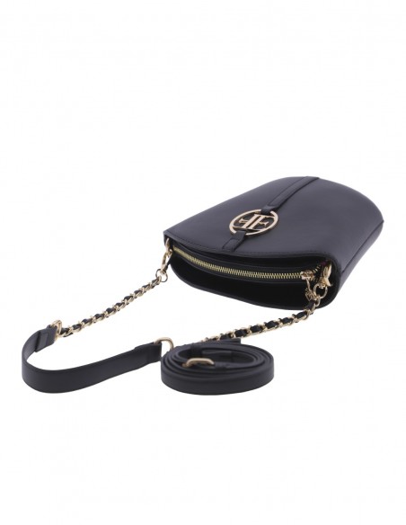 BOLSO DE HOMBRO Y BANDOLERA EFERRI CARLOTA NEGRO