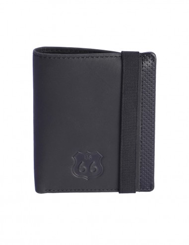 BILLETERO PARA HOMBRE DE PIEL ROUTE 66