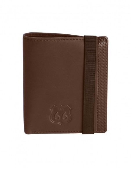 BILLETERO PARA HOMBRE DE PIEL ROUTE 66