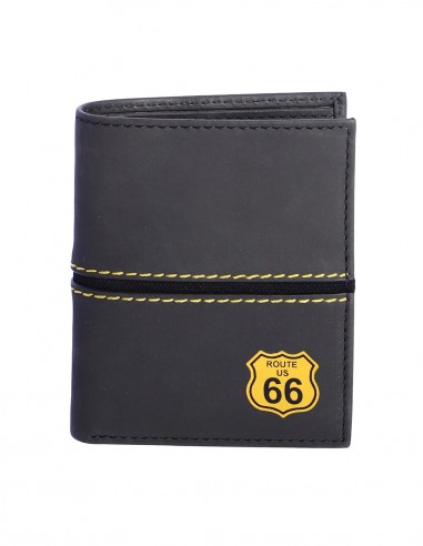 BILLETERO PARA HOMBRE DE PIEL ROUTE 66