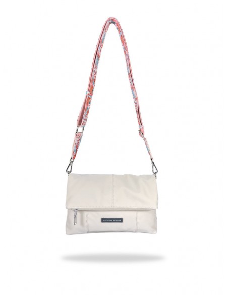 BOLSO SOLAPA CON BANDOLERA CATALINA ESTRADA FRIJOL