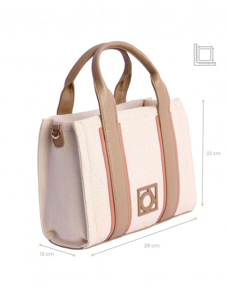 BOLSO DE MANO CON BANDOLERA AMICHI MAX