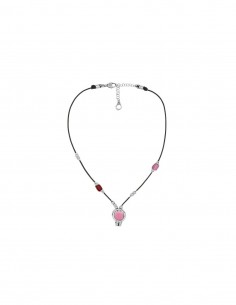 COLLAR CORTO CUERO NORA CICLÓN