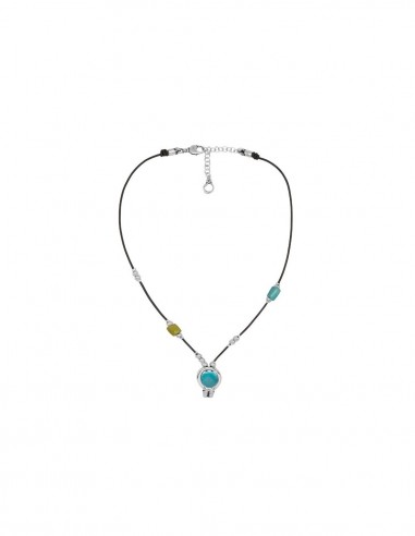 COLLAR CORTO CUERO NORA CICLÓN