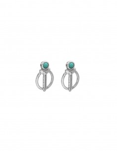 PENDIENTES PLATA CON...