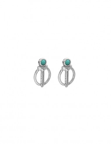 PENDIENTES PLATA CON CRISTAL DE...