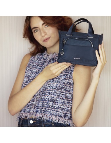 BOLSO DE MANO CON BANDOLERA PEQ. MIKA...