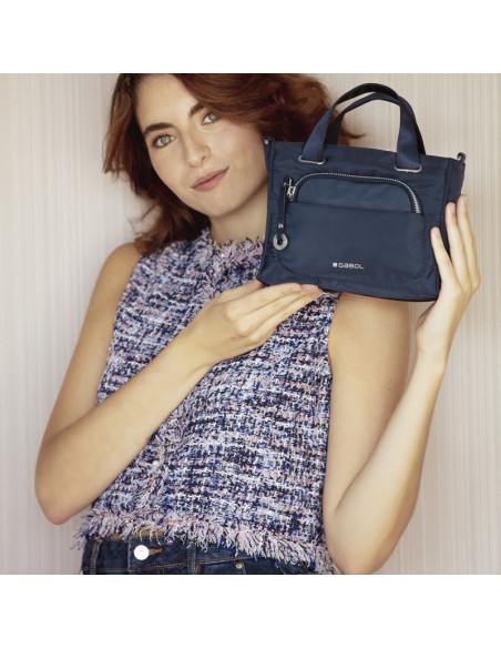 BOLSO DE MANO CON BANDOLERA PEQ. MIKA GABOL