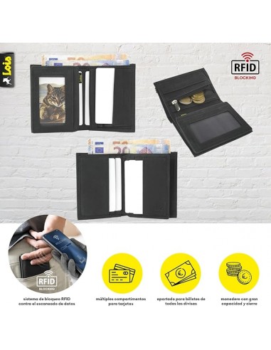 BILLETERO TARJETERO PIEL DELRAY LOIS