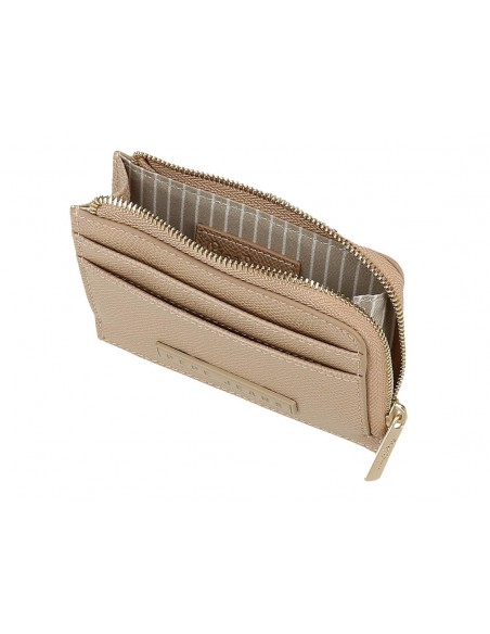 MONEDERO CON TARJETERO PEPE JEANS ELIA BEIGE