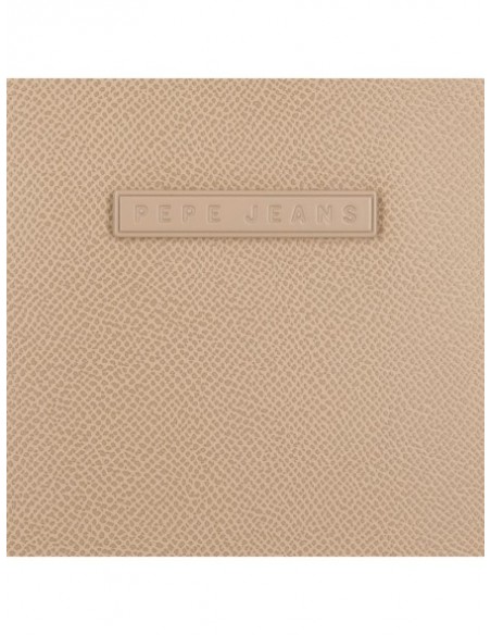 MONEDERO CON TARJETERO PEPE JEANS ELIA BEIGE