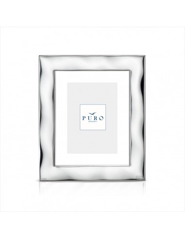 PORTAFOTOS PLATA LISO BRILLO ORION ONDA