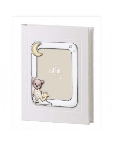 ALBUM CON PORTAFOTOS PLATA OSO PIJAMA
