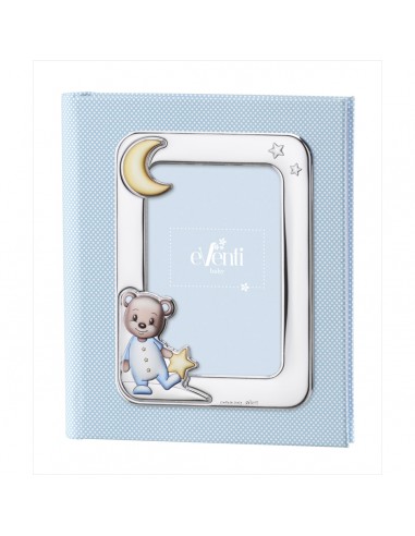 ALBUM CON PORTAFOTOS PLATA OSO PIJAMA