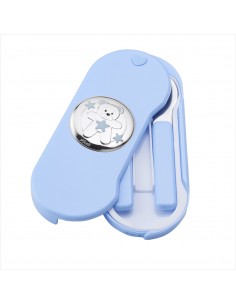 SET CUBIERTOS OSITO PLATA...