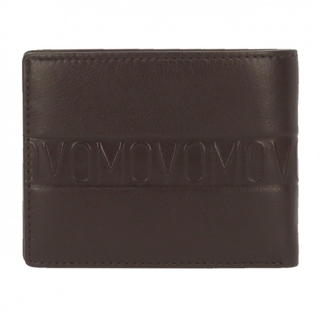 CARTERA MOVOM RIBBON HORIZONTAL CON MONEDERO MARRÓN